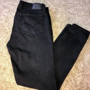 Black Levi’s 710 Super Skinny Jeans